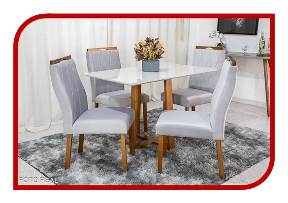 Montagem de Mesa de Jantar Tampo de Vidro em Osasco