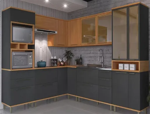 Montagem de Cozinha Modulada na Casa Verde