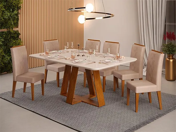 Montagem de Mesa de Jantar na Casa Verde
